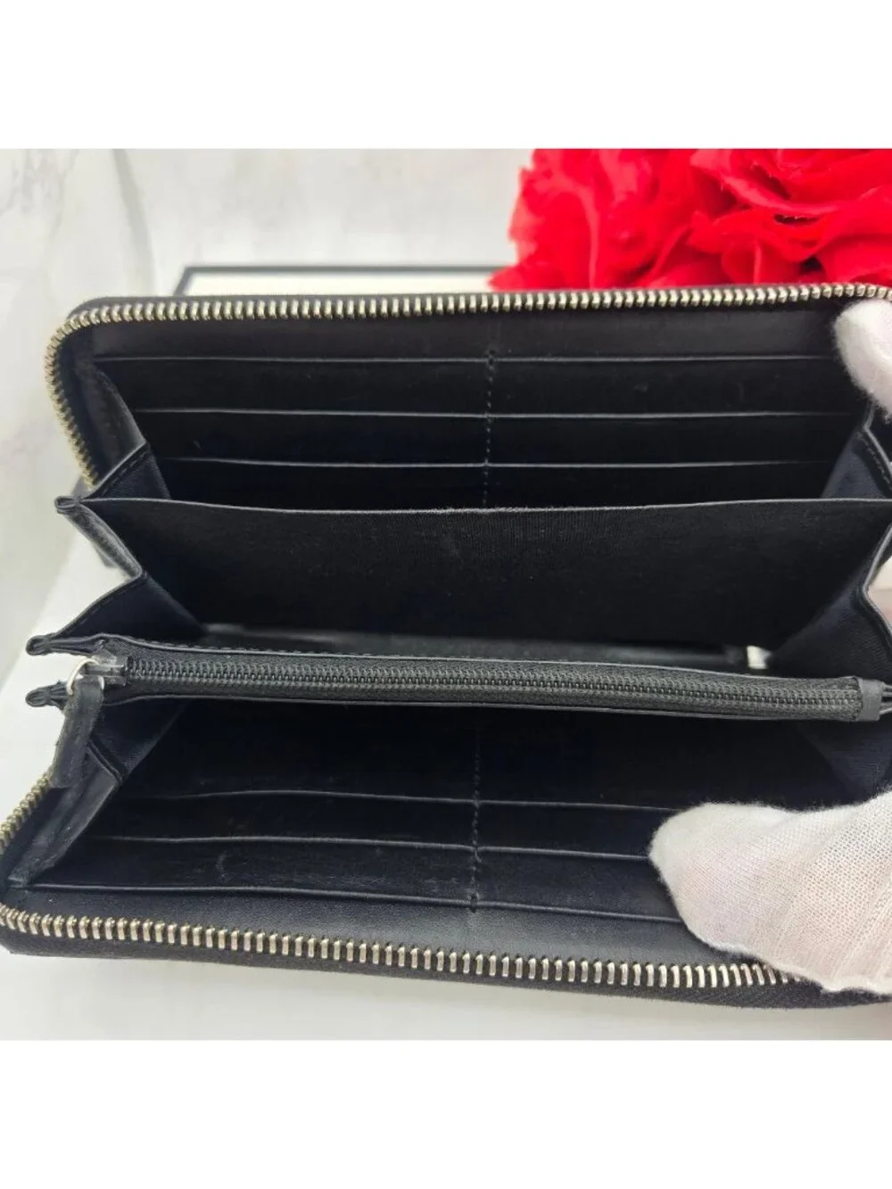 Gucci Wallet GG Supreme Black